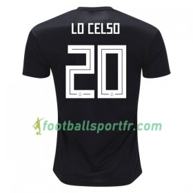 Tenue Argentine Lo Celso 20 Exterieur Coupe du monde 2018 Maillot de Foot